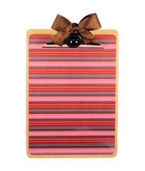 Pink and Brown Stripes