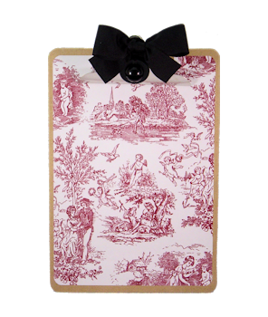 Red and White Toile