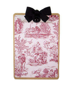 Red and White Toile