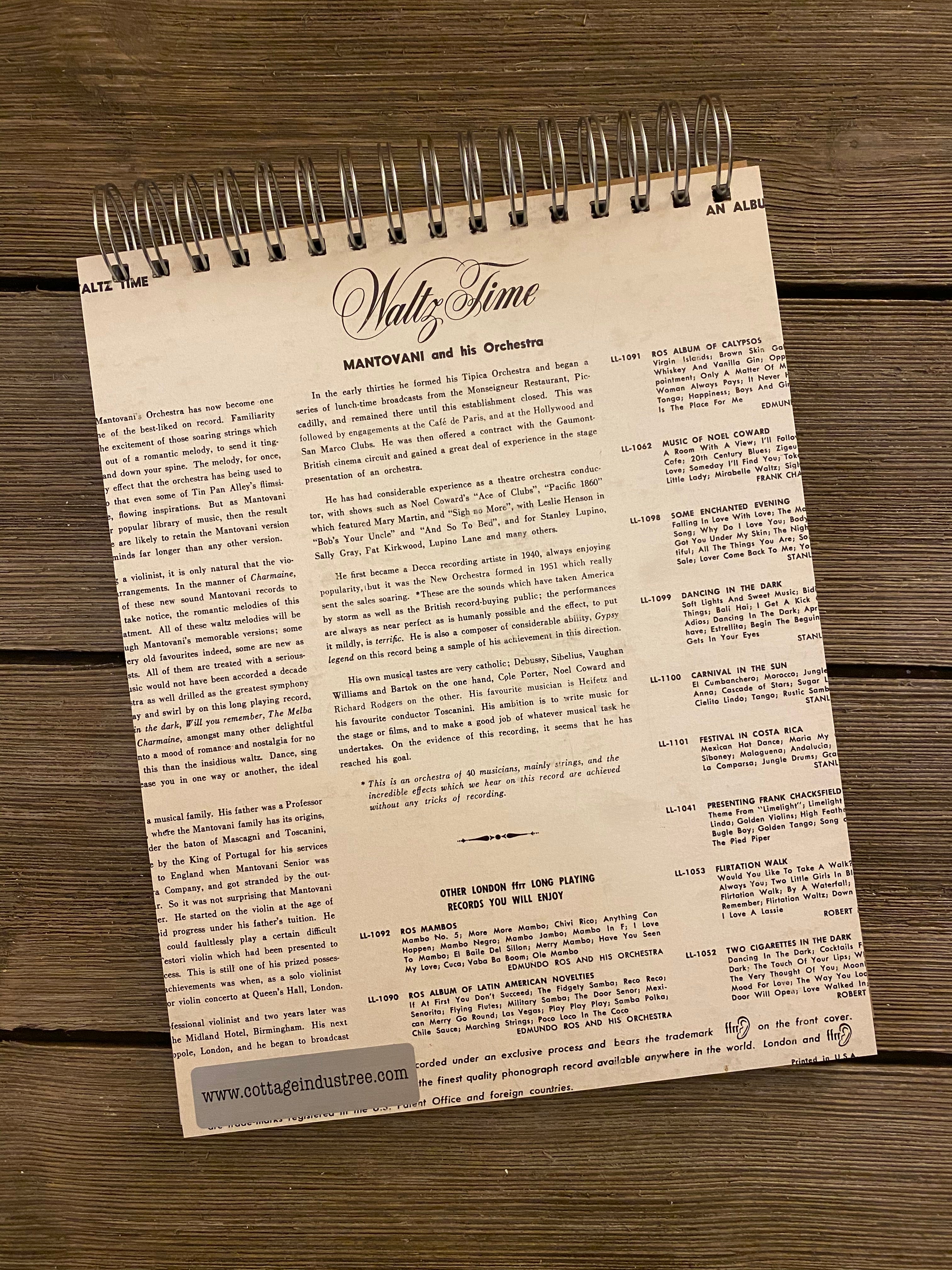 Waltz Time - Notebook
