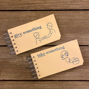 Word Flash Card Note Pads (give something, take something)