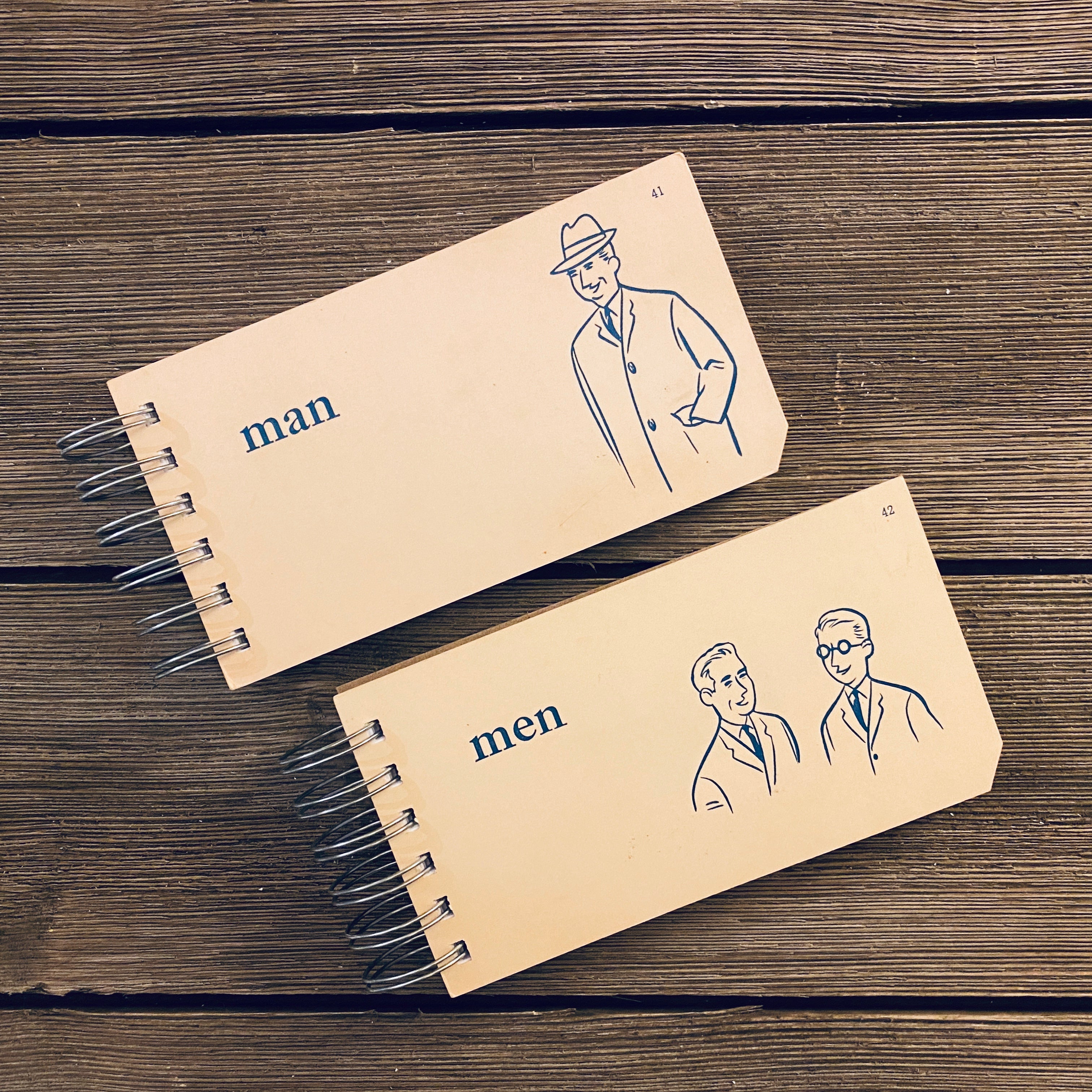 Word Flash Card Note Pads (man, men) – Cottage Industree