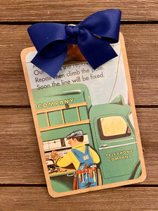 Richard Scarry - Memo Clipboard "Telephone Company"