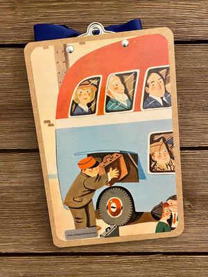 Richard Scarry - Memo Clipboard "Bus to New York"