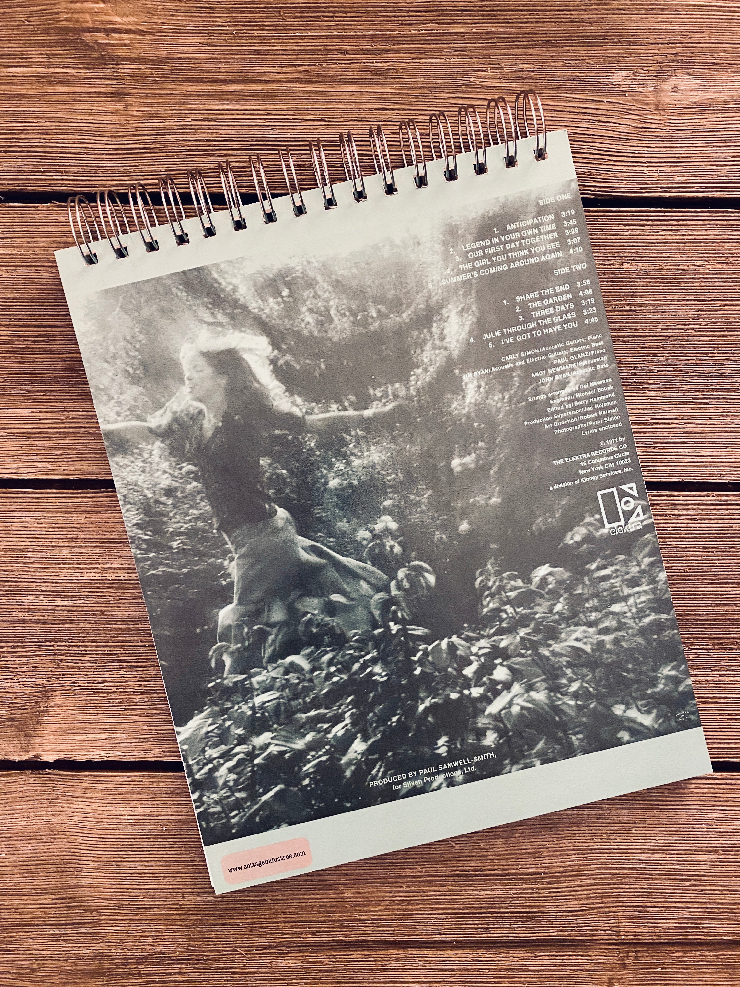Carly Simon "Anticipation" - Notebook