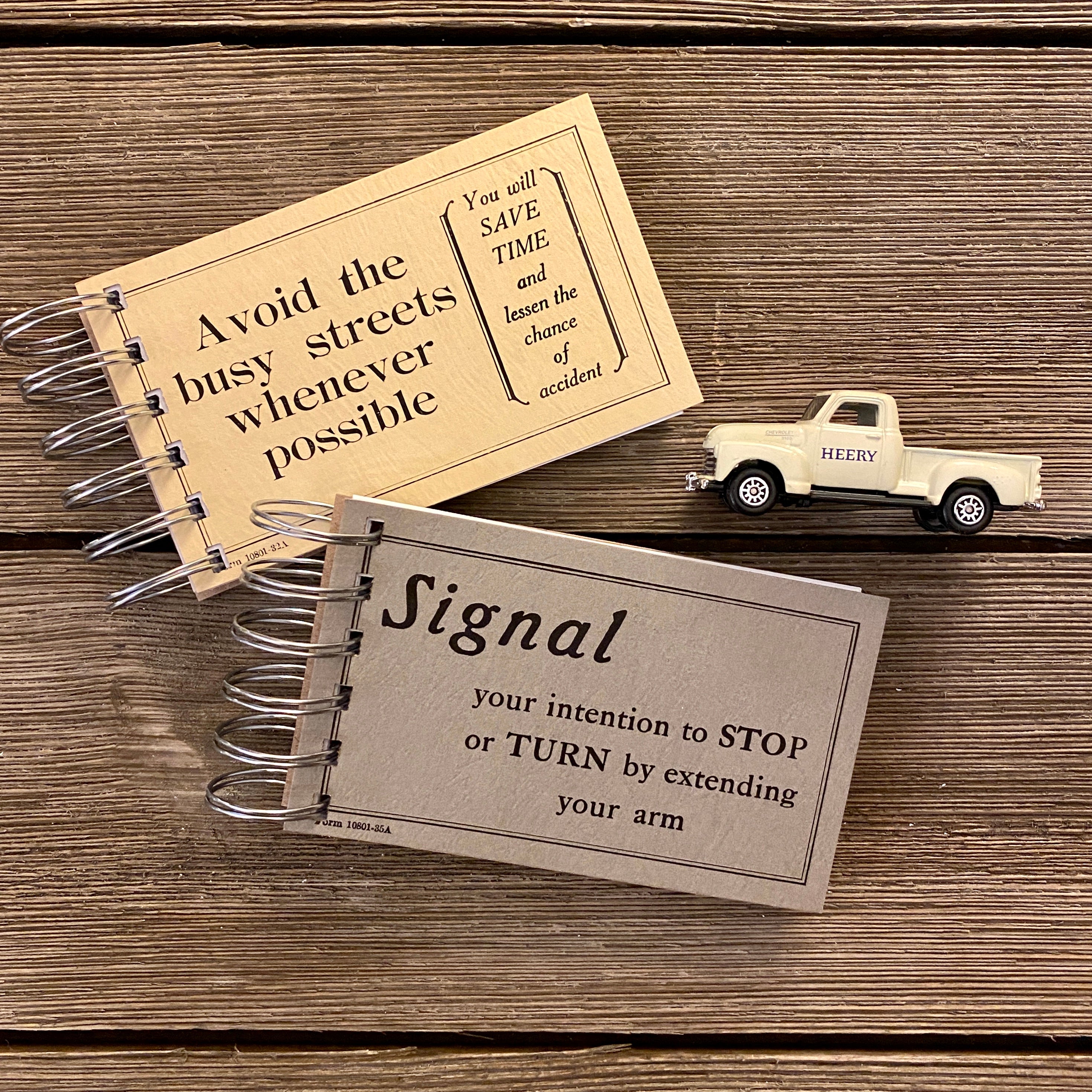 Driver Safety Flash Card Notepads - Set Six